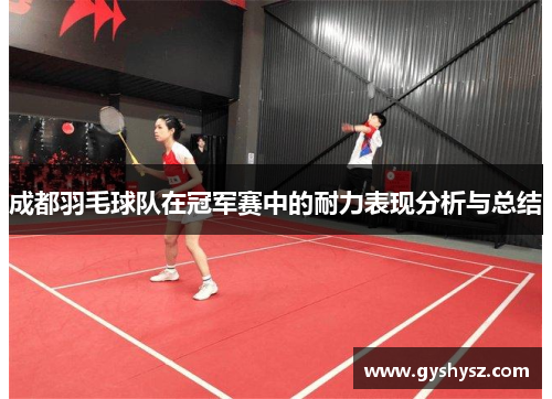 成都羽毛球队在冠军赛中的耐力表现分析与总结