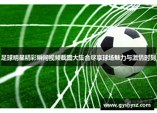 足球明星精彩瞬间视频截图大集合尽享球场魅力与激情时刻